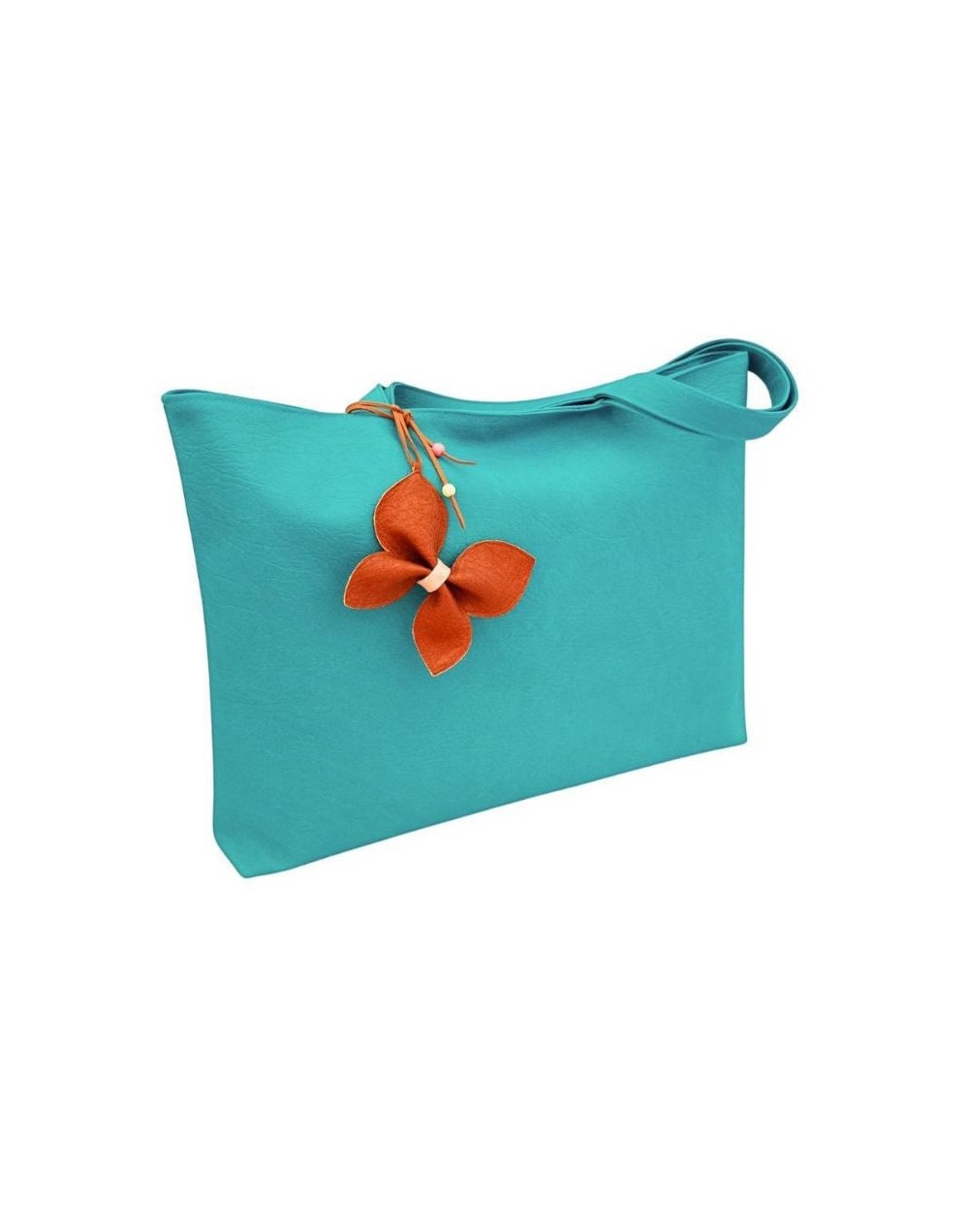 Bolso de mano turquesa