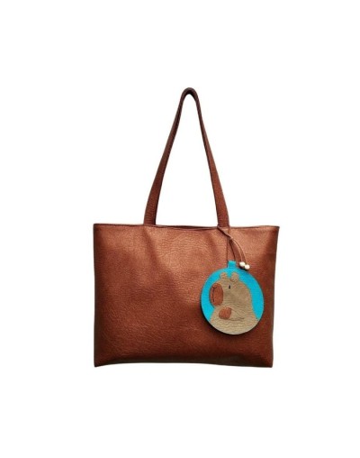 Bolso artesanal chiguiro macho.