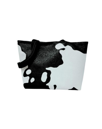 Bolso artesanal cow negro