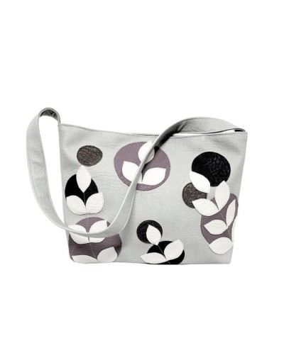 Bolso eleonora blanco-negro