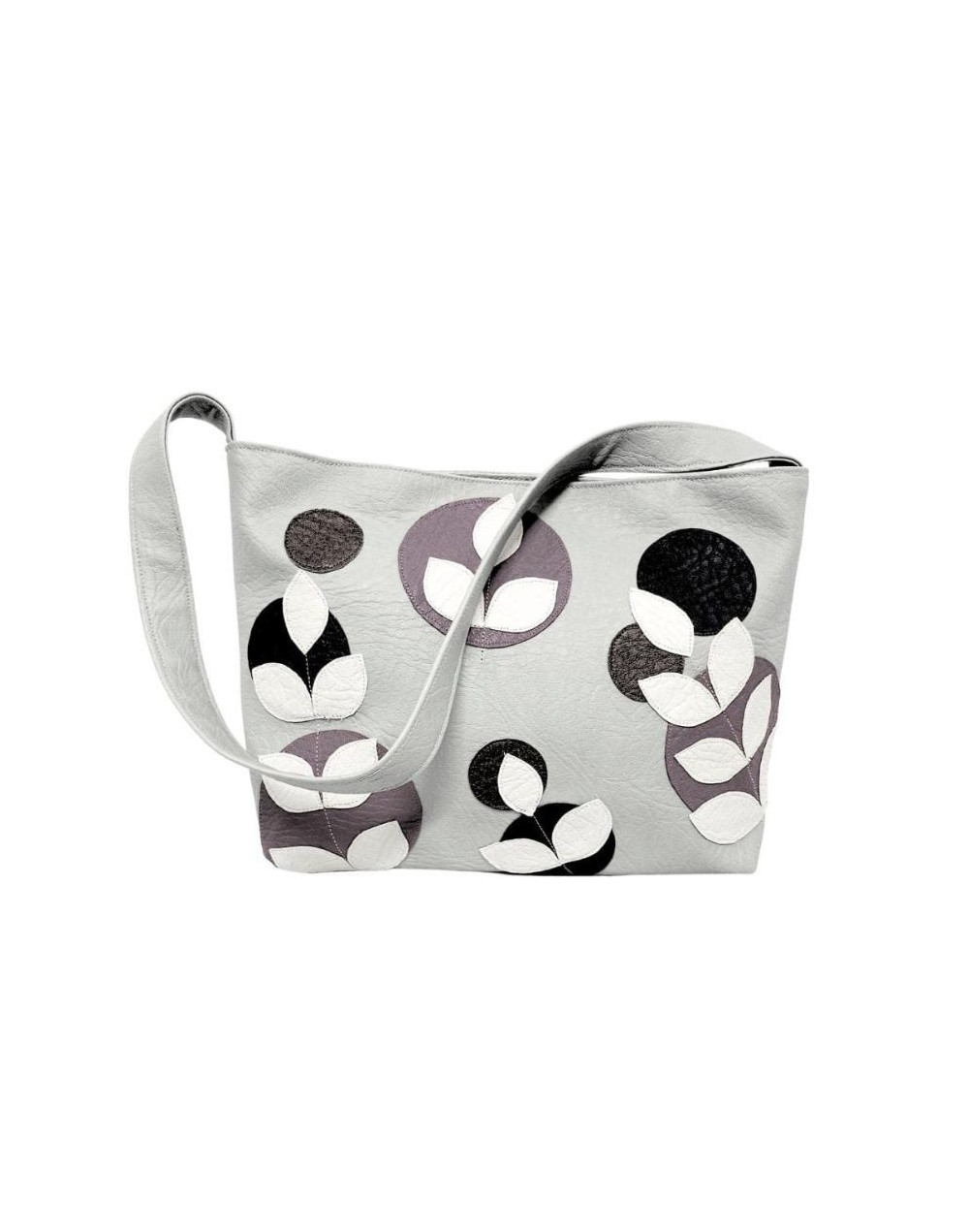 Bolso eleonora blanco-negro