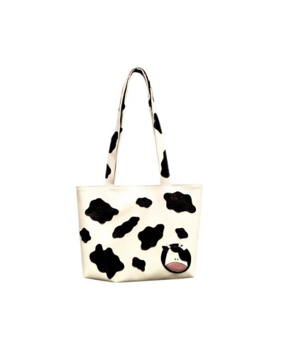 Bolso artesanal vaquita negra