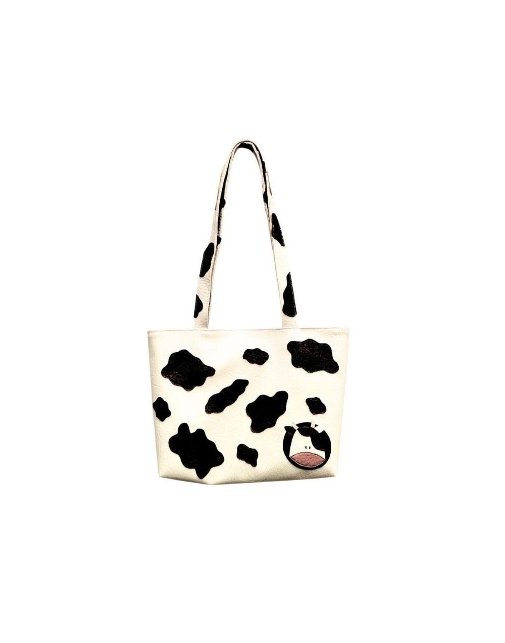Bolso artesanal vaquita negra