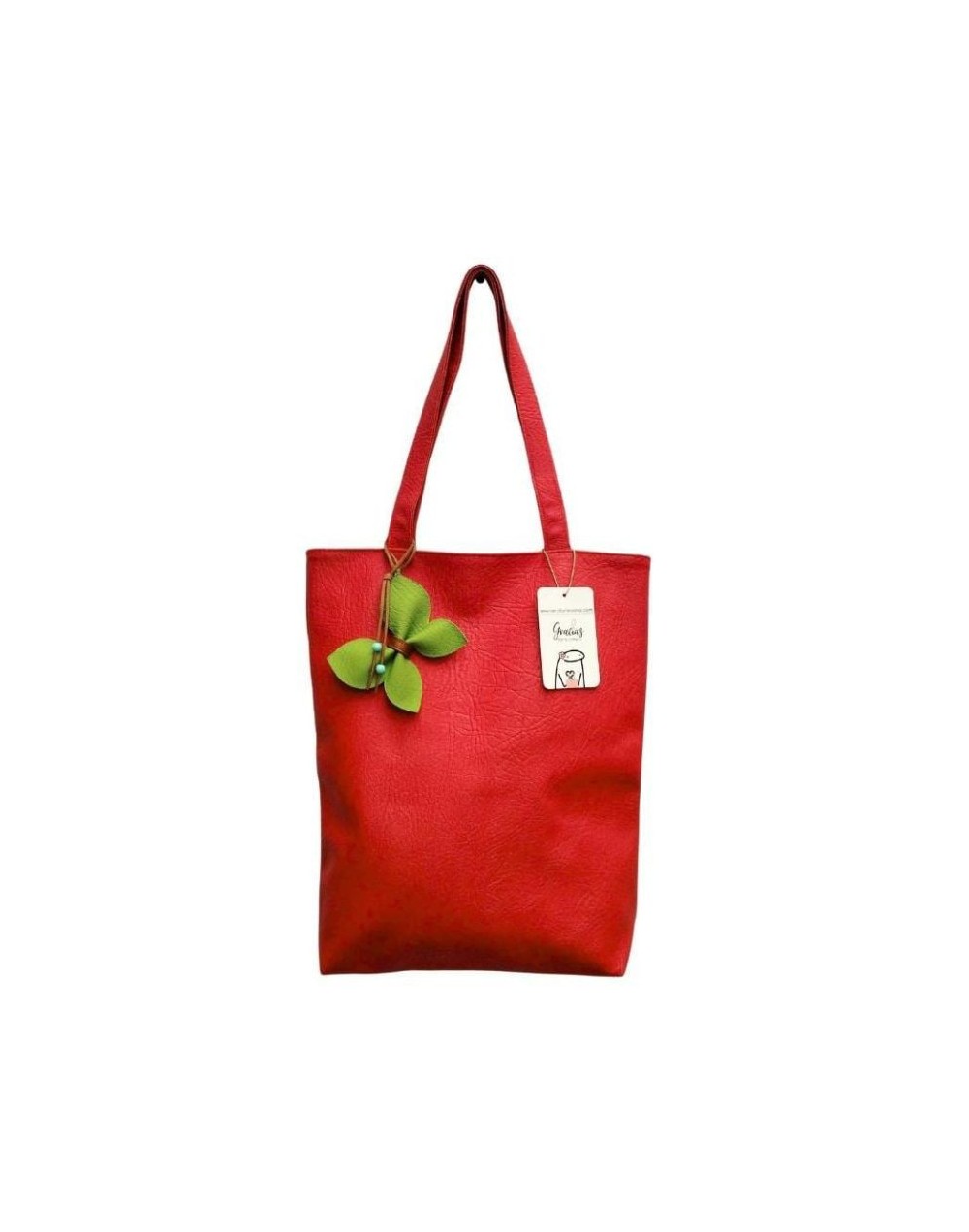 Bolso artesanal felicita rojo