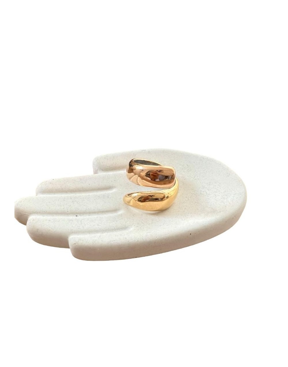 Anillo rosa dorado