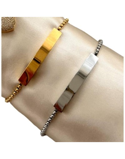 Pulsera esclava dorada