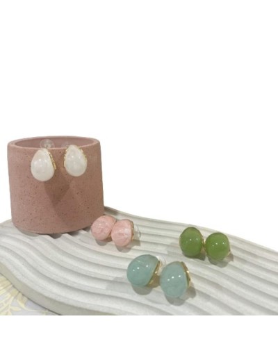 Aretes gota arcoiris