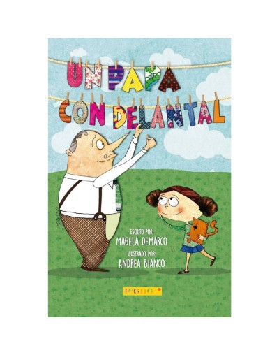 Un papá con delantal