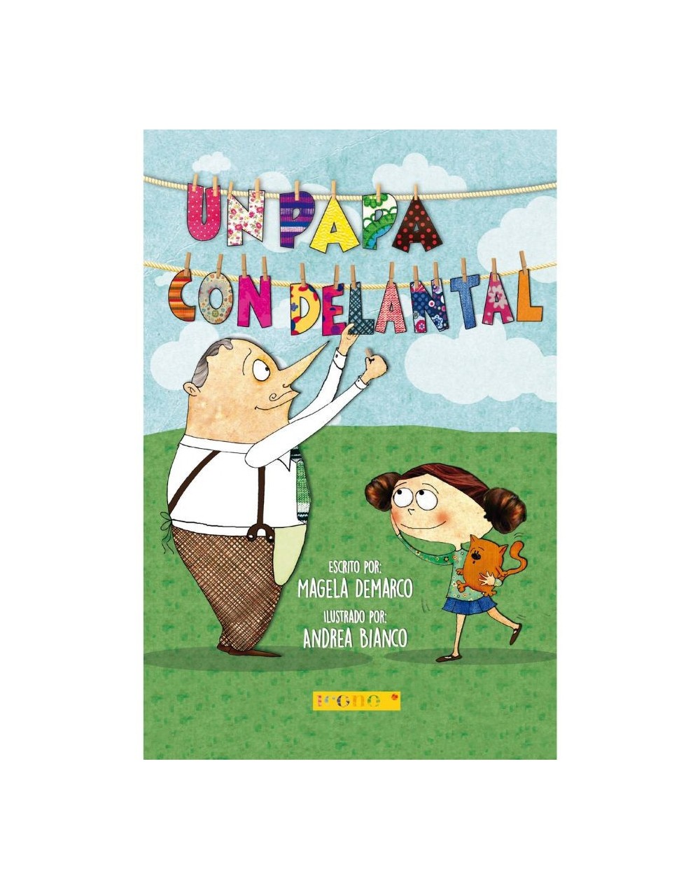 Un papá con delantal