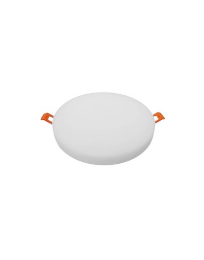 Panel led redondo incrustar sin borde 9w luz calida