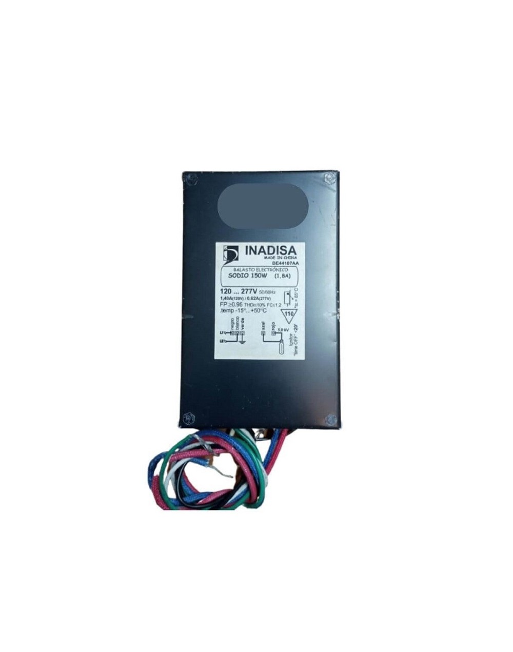 Kit sodio/metalhar electronico 150w multivoltaje
