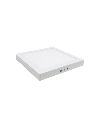 Panel led cuadrado sobreponer 12w luz calida