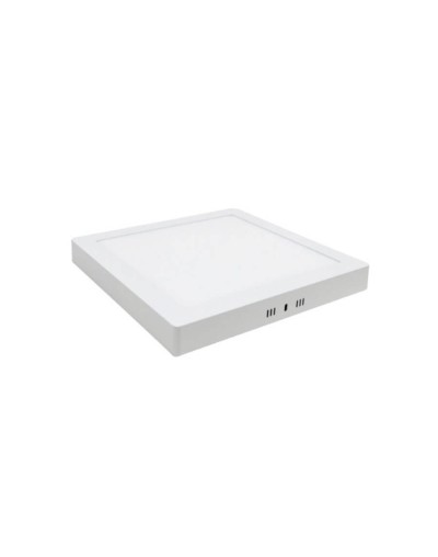 Panel led cuadrado sobreponer 6w luz calida