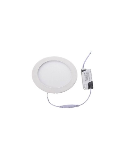 Panel led redondo incrustar 3w luz calida