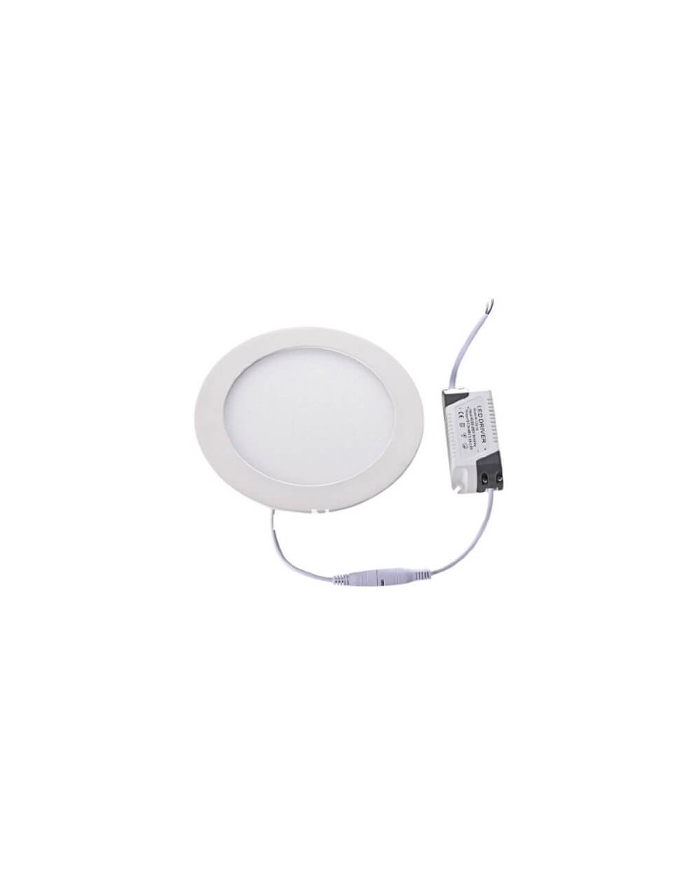 Panel led redondo incrustar 3w luz calida