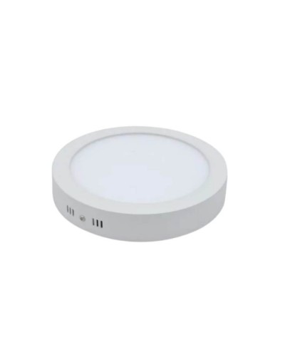 Panel Led Redondo Sobreponer 6W Luz Calida