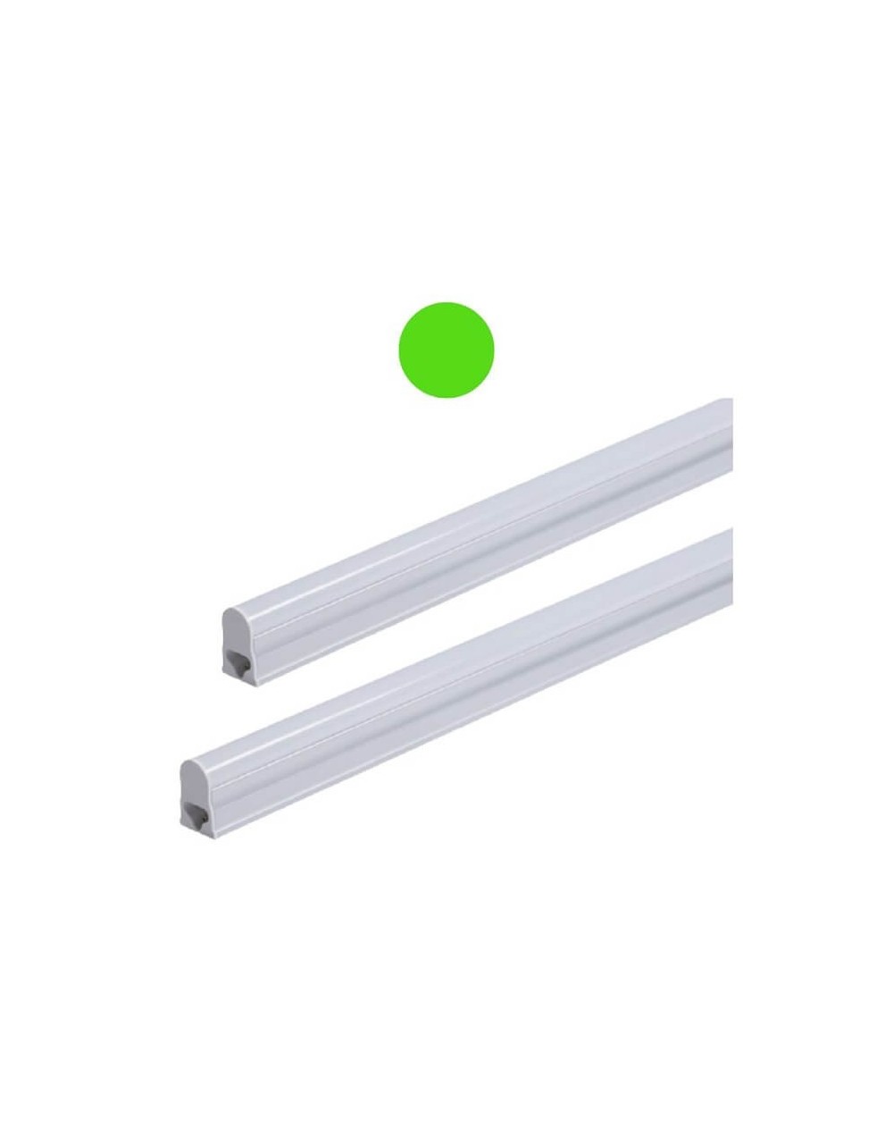 LAMPARA T5 LED 14W 90CMS LUZ COLOR VERDE