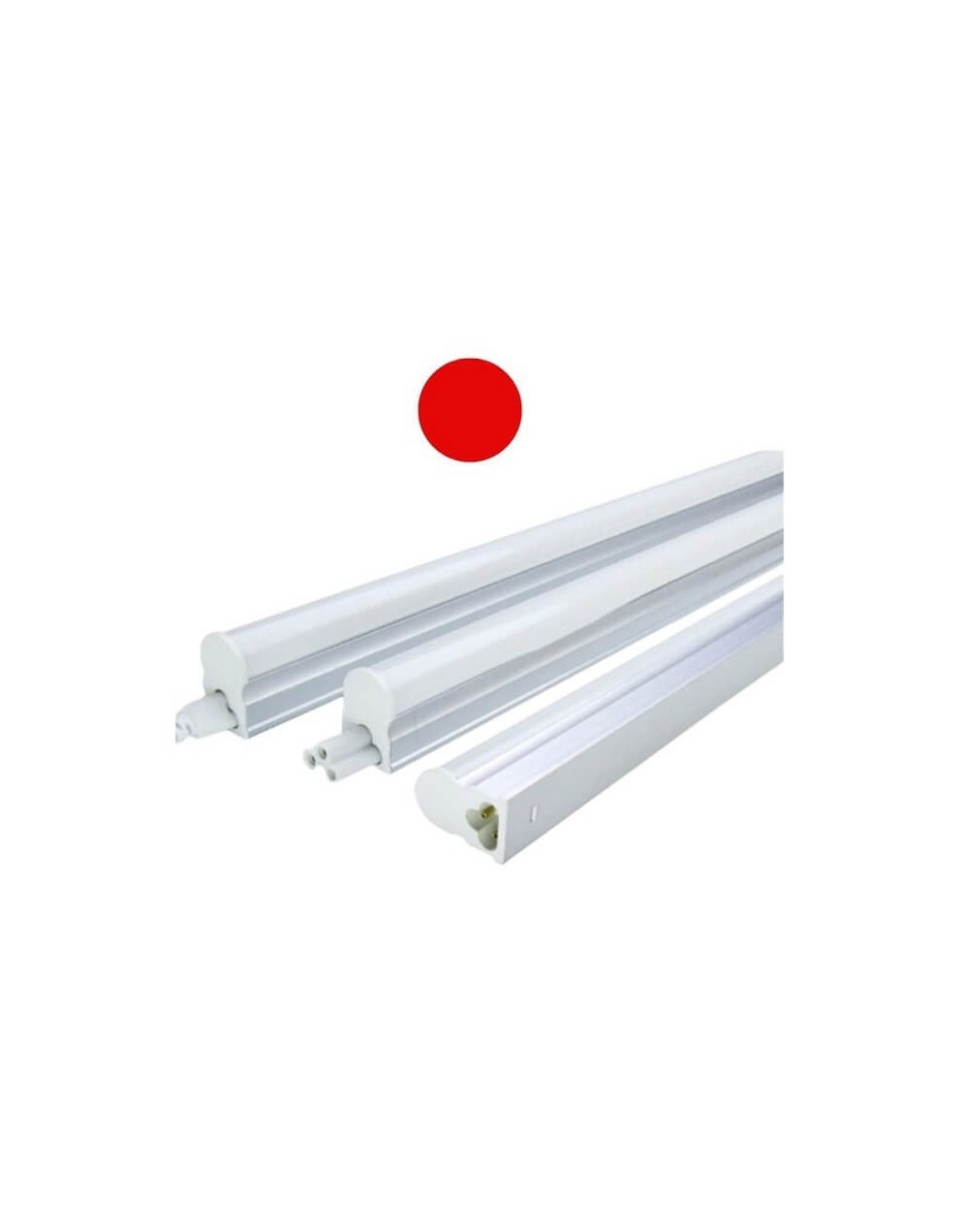 Lampara t5 led 18w 120cms luz roja