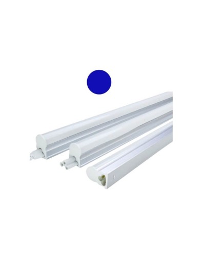 Lampara t5 led 18w 120cms luz color azul