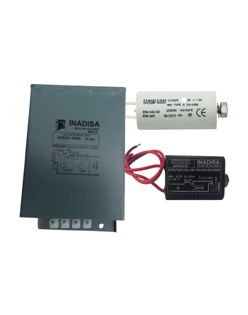 Kit Armado Sodio 400w 220v Marca Inadisa