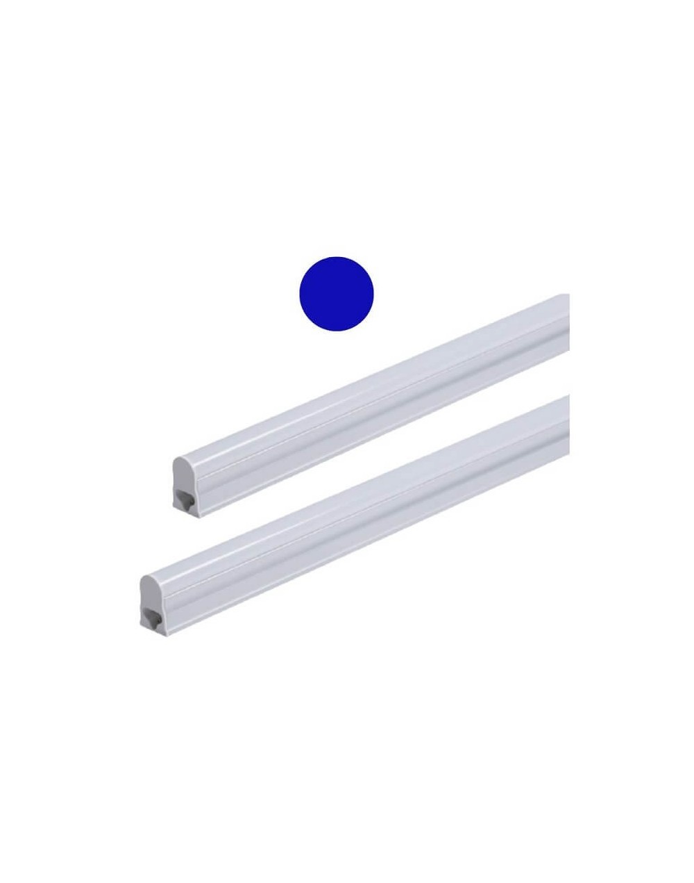 Lampara t5 led 14w 90cms luz color azul