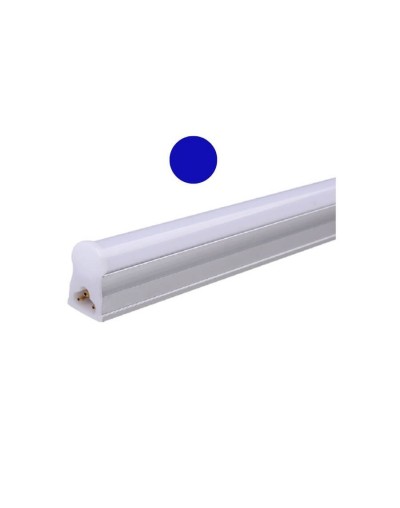LAMPARA T5 LED 9W 60CMS LUZ COLOR AZUL
