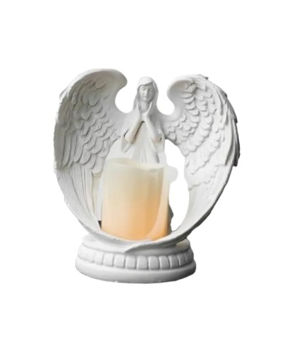 Porta vela en ángel