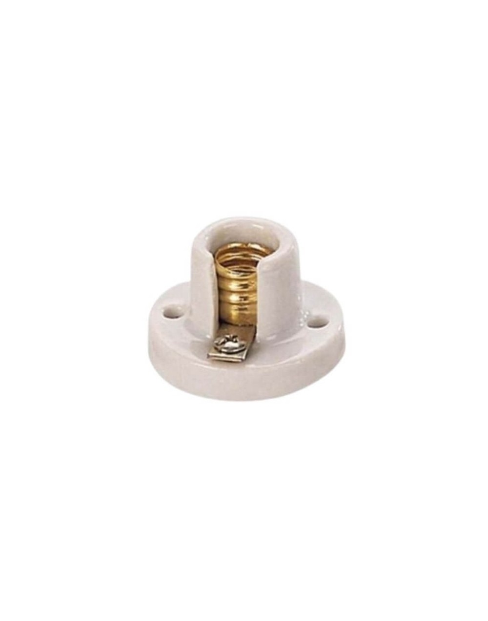 Portalampara Roseta Porcelana Rosca E12