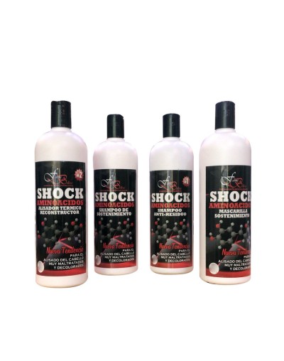 Kit Profesional Alisado Por Un Año Choque De Aminoacidos 300ml