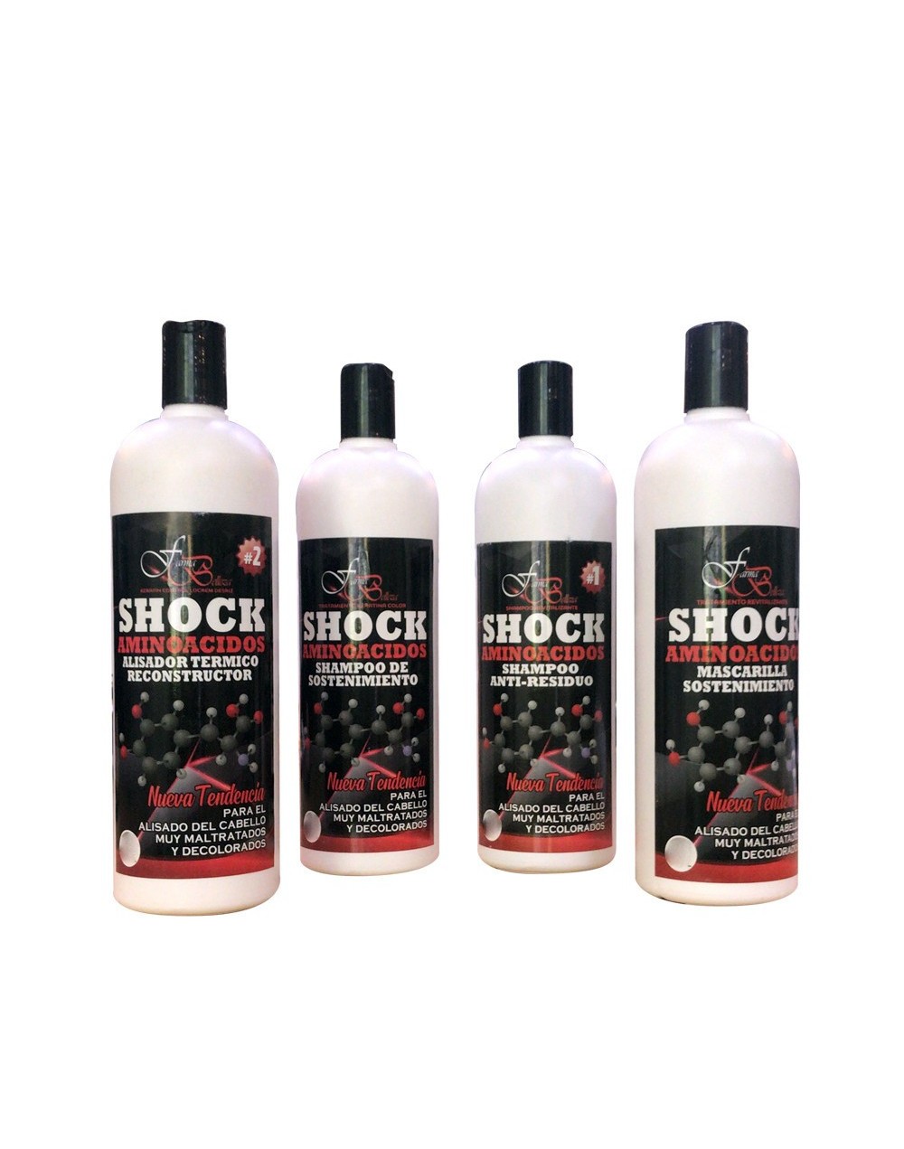 Kit Profesional Alisado Por Un Año Choque De Aminoacidos 300ml