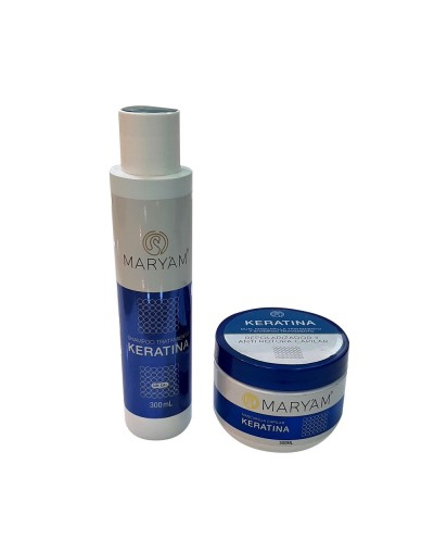 Dual Tratamiento y Shampo Keratina 300ml  Repolarizador Capilar