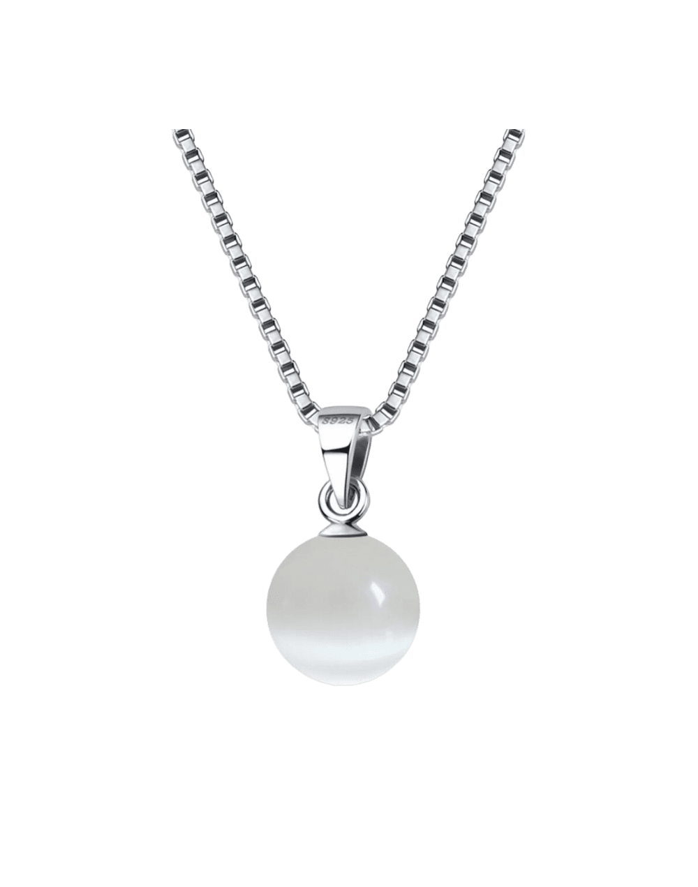 Elegante- perla de color blanco