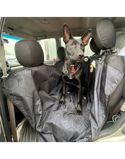 Forro protector mascotas premium cubrepuertas estampado - rombos