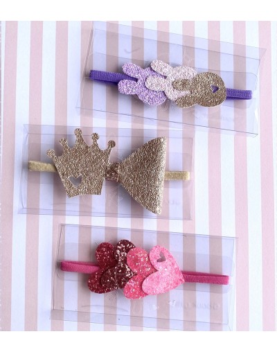 Balaca elástica Nylon Bouk Figuras Corazon Estrella Conejo Flamingo Unicornio Paleta Cisne
