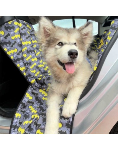 Forro protector mascotas premium cubrepuertas estampado - batman