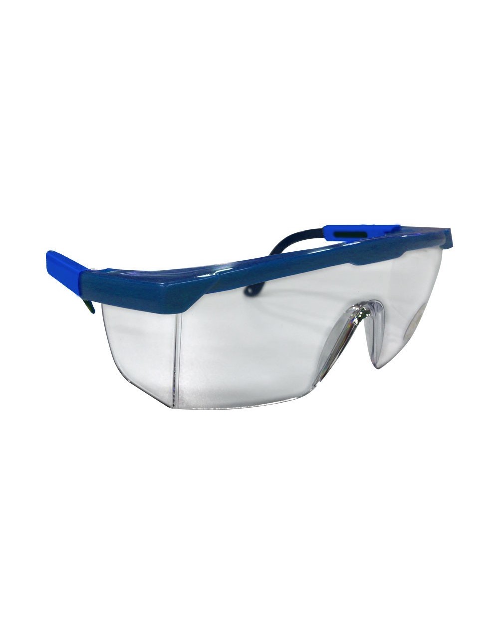 Monogafas De Seguridad Lente Claro Marco Azul