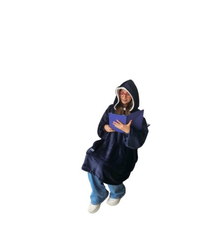 Saco gigante sencillo azul