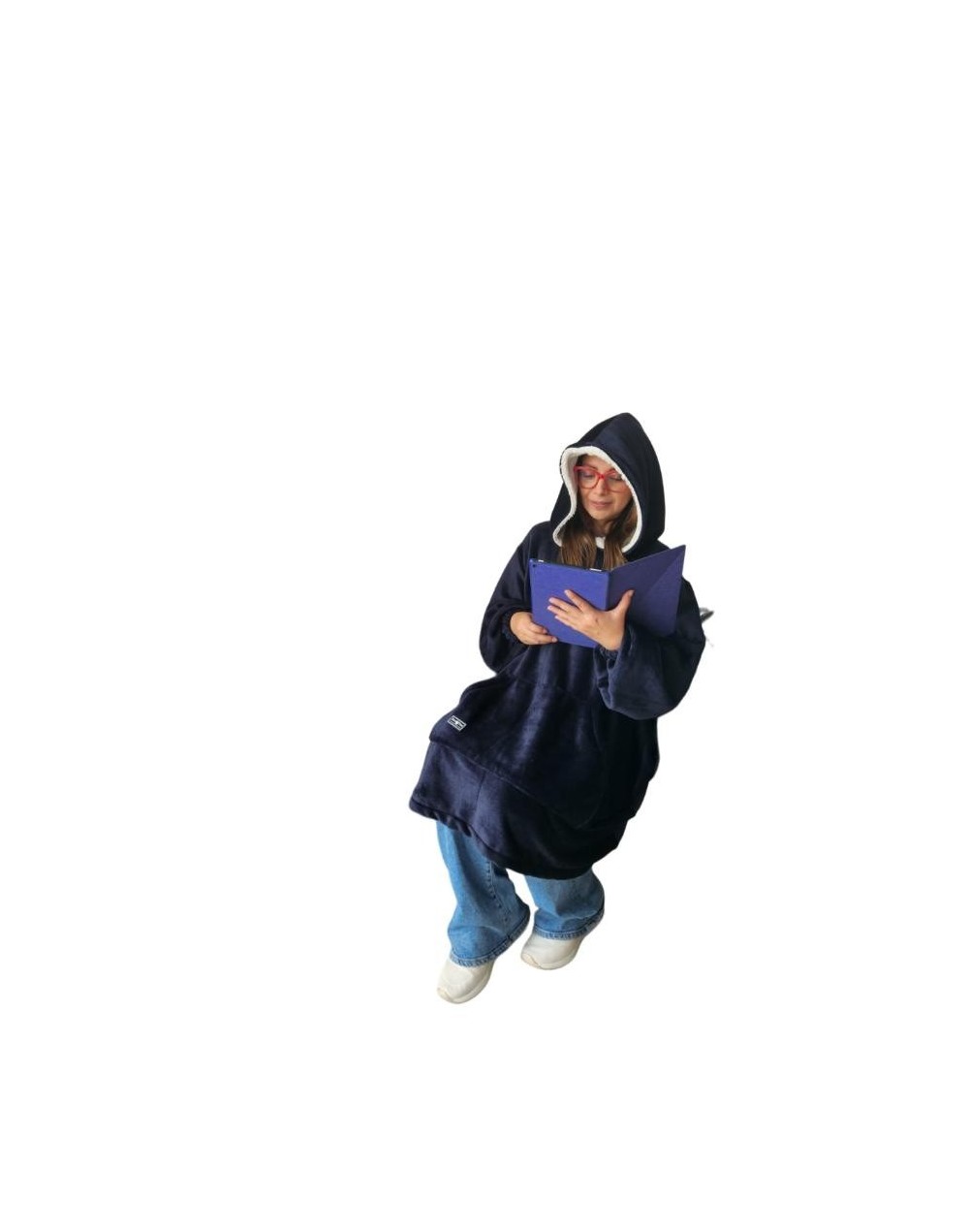 Saco gigante sencillo azul