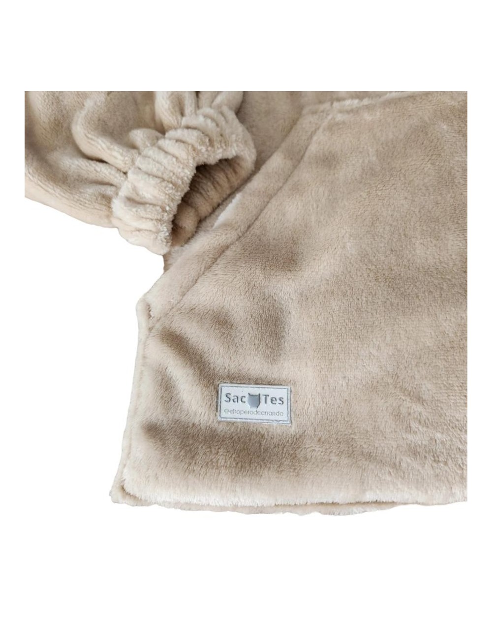Saco gigante sencillo beige