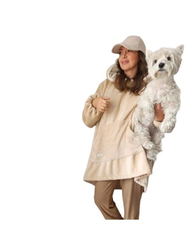 Saco gigante sencillo beige
