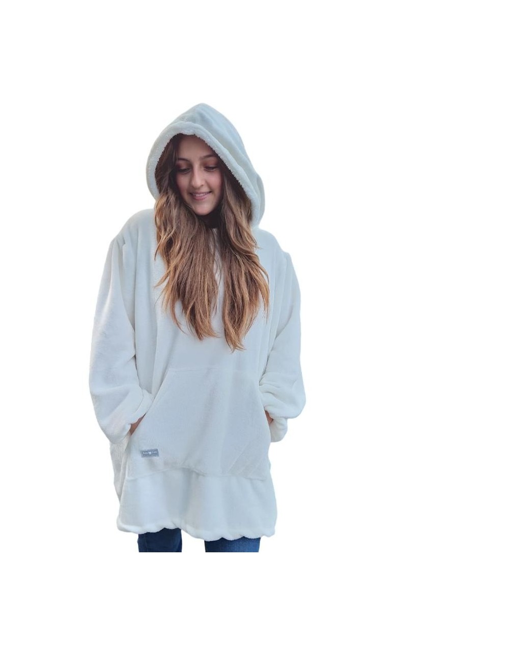 Saco gigante sencillo blanco