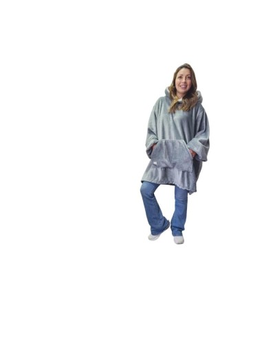 Saco gigante sencillo gris