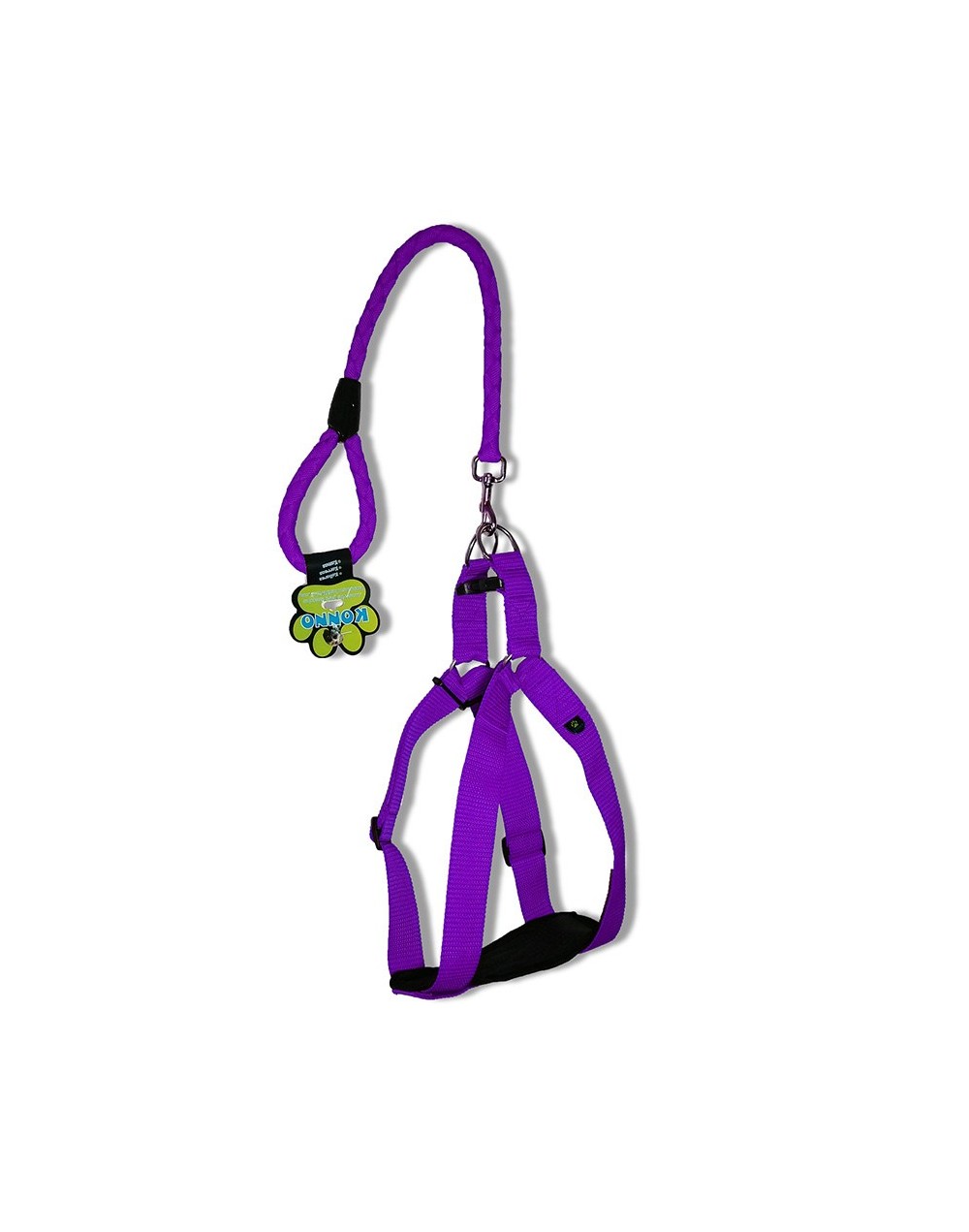 Arnés  1 1/2" + correa 60 cms razas grandes
