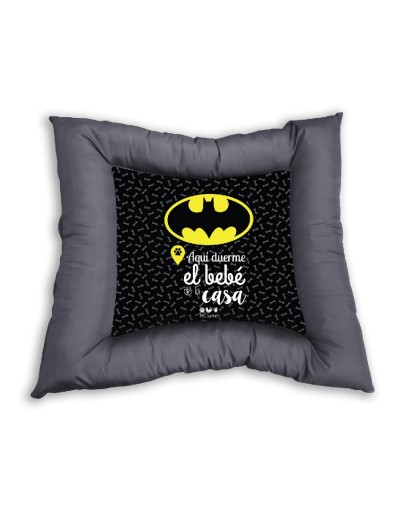 Cama para perro estampada 100% impermeable talla xxl - batman