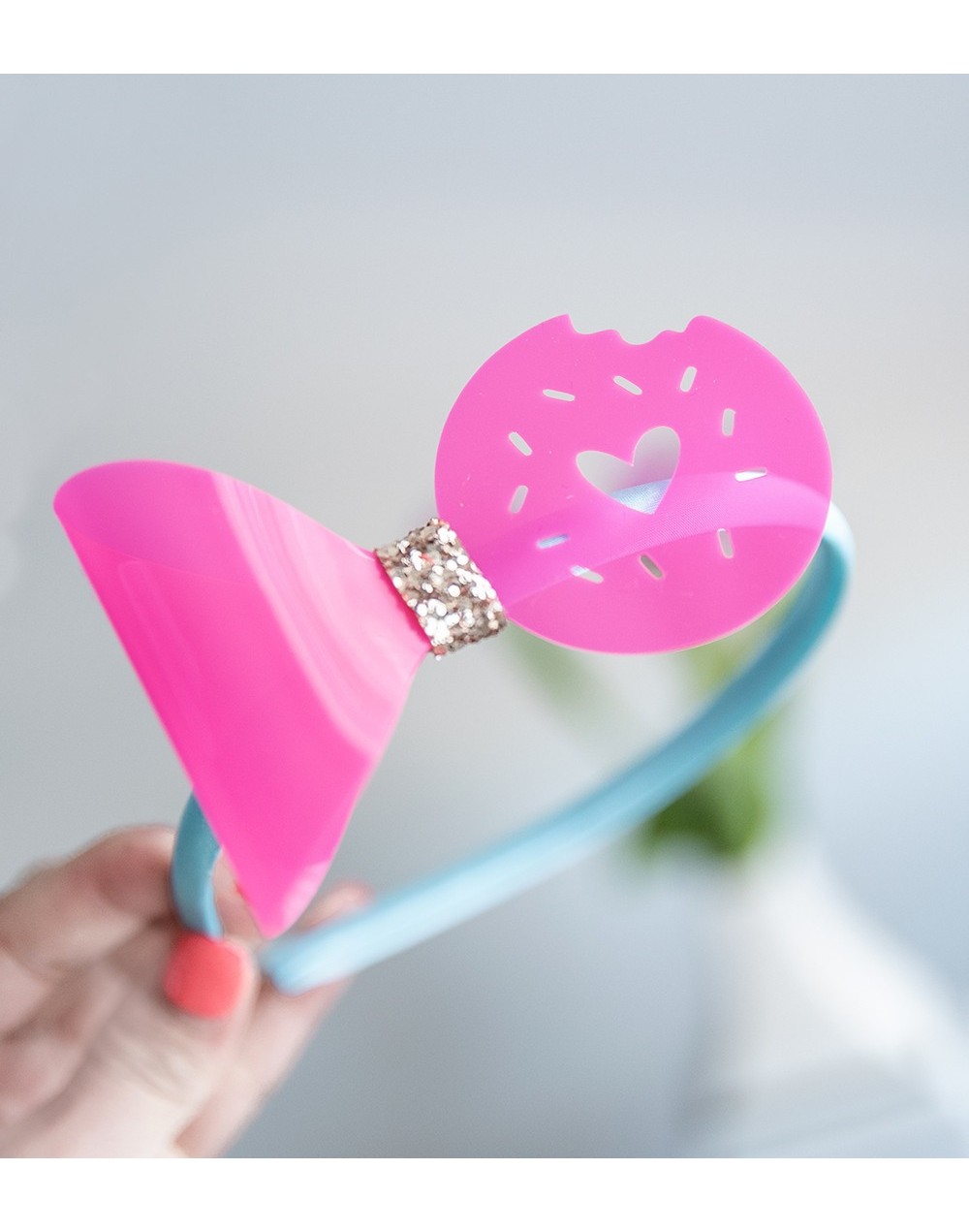 Diadema satinada Donut Bouk