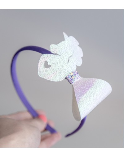 Diadema Balaca satinada Unicornio Bouk