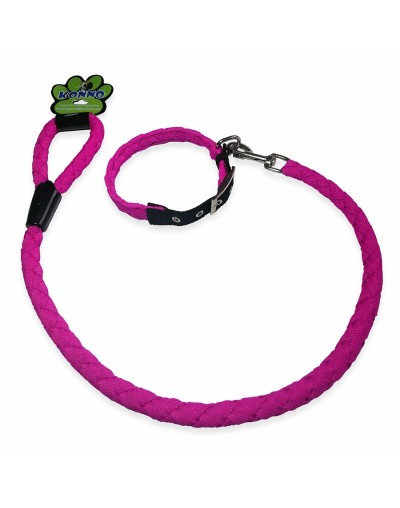 Correa 90 cms + collar trenzado