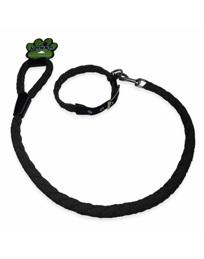 Correa 90 cms + collar trenzado
