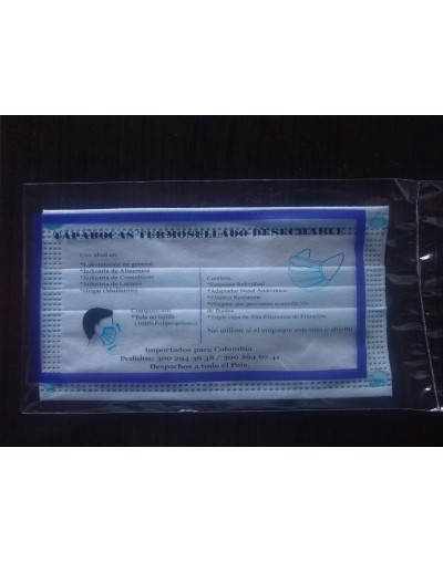 Tapabocas Desechable