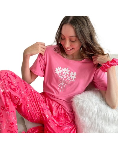 Pijama ref. Pink coquette camiseta & pantalón